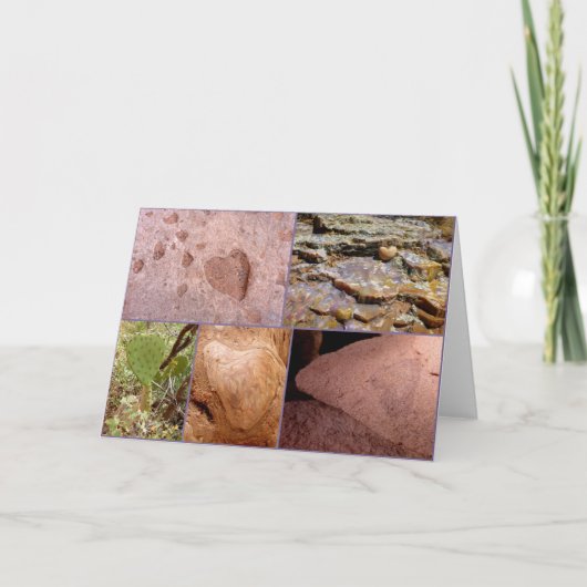 Harten in de Natuur Feestdagen Kaart (Voorkant)