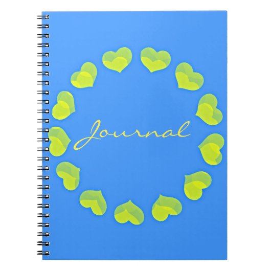 Harten in een Cirkel op het Notitieboek van het Da (Voorkant)
