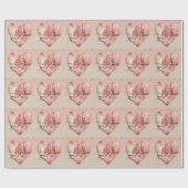 Harten in gevangenschap cadeaupapier (Vlak)