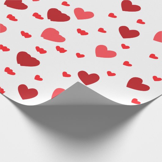 Harten in harmonie cadeaupapier (Hoek)