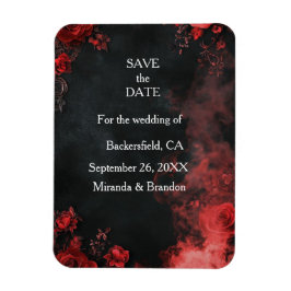 Harten in het zand bestemming strand trouwtafel magneet