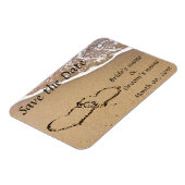 Harten in het Zand Bewaar de datum Magneten (Linkerzijde)