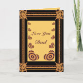 Harten in Lijst - Vaderdag Kaart (Voorkant)