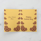 Harten in Lijst - Vaderdag Kaart (Binnen)