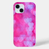 Harten in Roze & Lavendel Case-Mate iPhone Case (Achterkant)