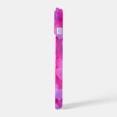 Harten in Roze & Lavendel iPhone 15 Case (Linkerkant)