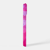 Harten in Roze & Lavendel iPhone 15 Case (Rechterkant)