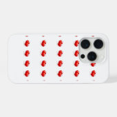Harten iPhone 15 Pro hoezen Hoesje (Achterkant horizontaal)
