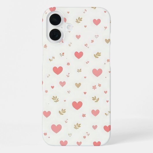 harten iPhone hoesje (Achterkant)