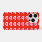 Harten iPhone Hoesje (Achterkant horizontaal)