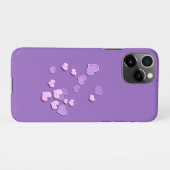 harten iPhone hoesje (Achterkant horizontaal)