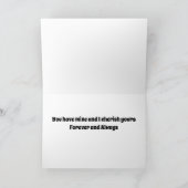 HARTEN "JE HEBT DE MIJNE" EN "IK HEB DE JOUWE" KAART (Binnen)