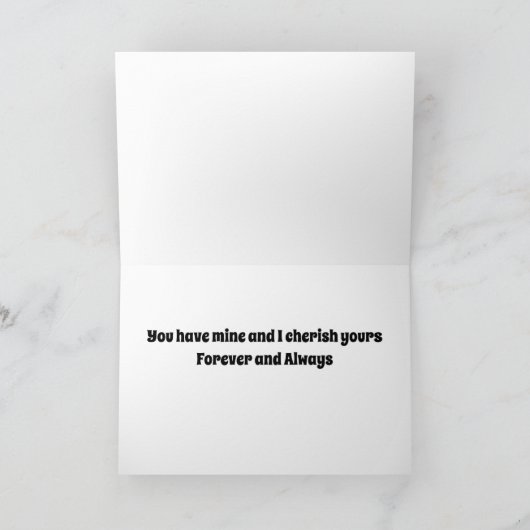 HARTEN "JE HEBT DE MIJNE" EN "IK HEB DE JOUWE" KAART (Binnen)