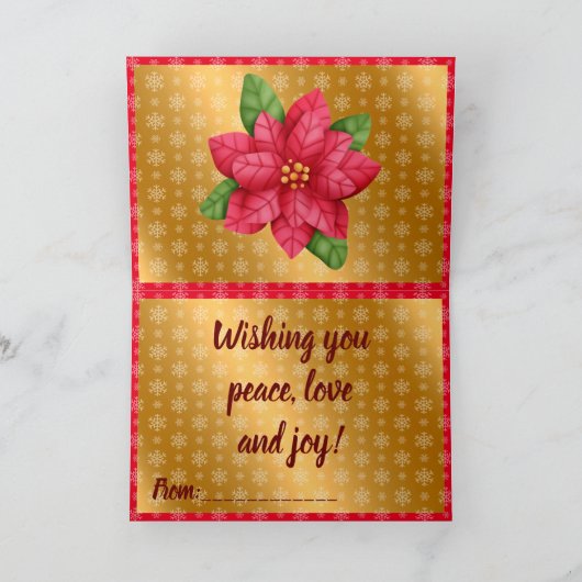 Harten Kabouter Aangepaste Kleur en Tekst Feestdagen Kaart (Binnen)