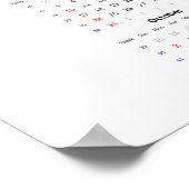 Harten Kalender 2022 Poster - Zondag eerst (Hoek)