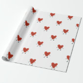 Harten Karakter Cadeaupapier (Uitgerold)