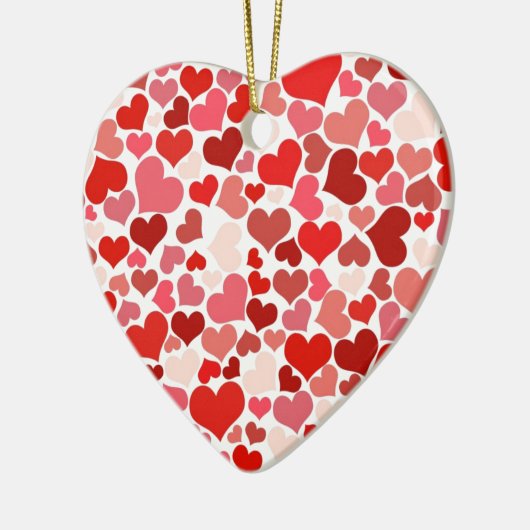 Harten Keramisch Ornament (Links)