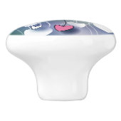 Harten keramische knop (Zijkant)
