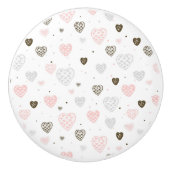 Harten keramische knop (Voorkant)