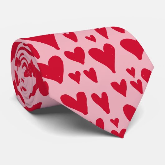 Harten kern stropdas (Opgerold)