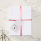 Harten komen thuis voor kerst Feestdagen Candycane Cadeaulabel (Met Touw)