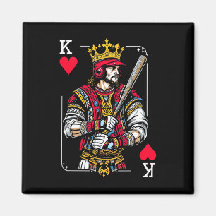 Harten Koning Verkoop Tter - Zachte speelkaart Pok Magneet