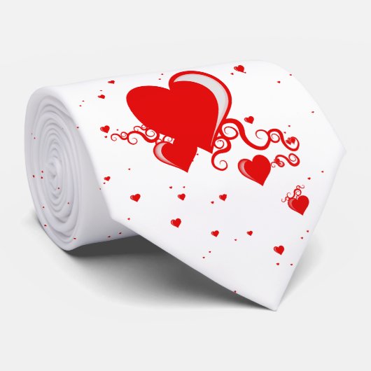 harten kronkelen. stropdas (Opgerold)