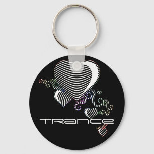 harten kronkelen. trance. sleutelhanger