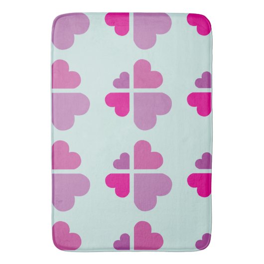 Harten kruis badmat (Voorkant Verticaal)