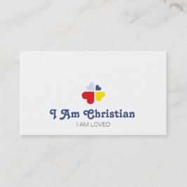 Harten kruis visitekaartje