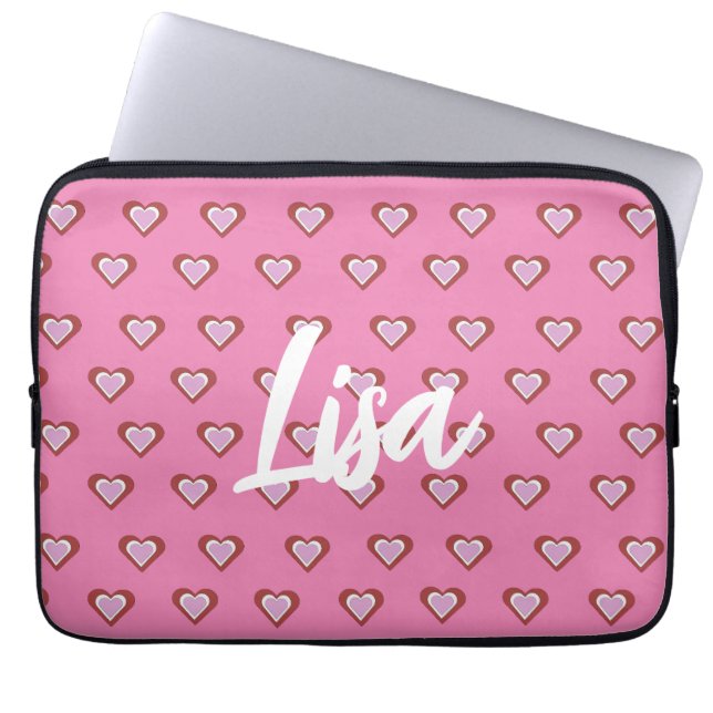Harten Laptop Sleeve (Voorkant)