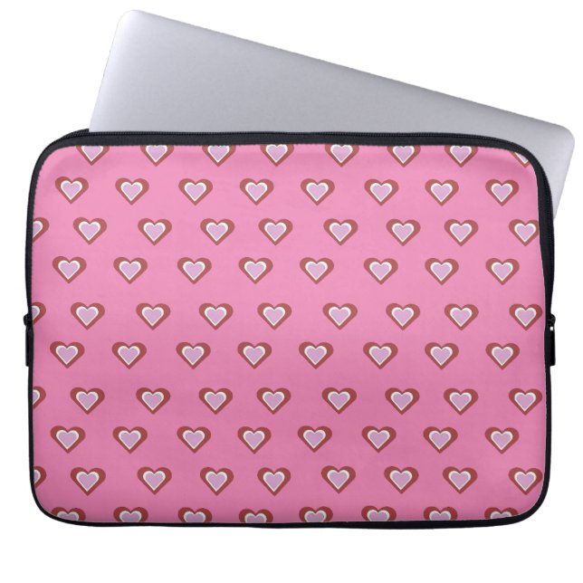 Harten Laptop Sleeve (Voorkant)
