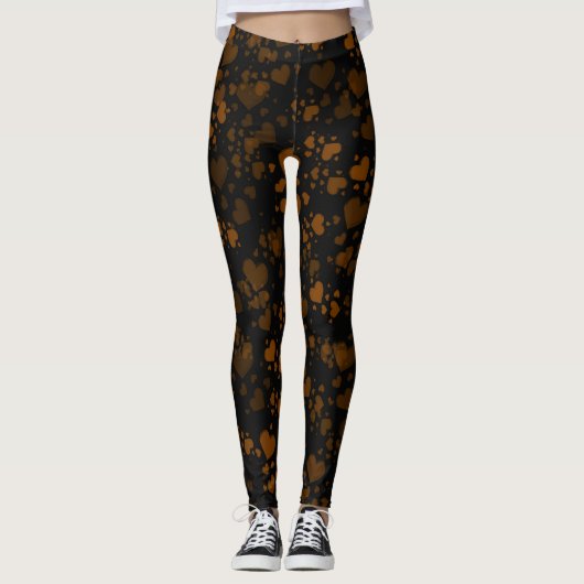 harten Leggings modern trendy patroon elegant (Voorkant)