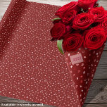 Harten - Licht roze op rode Ombre Cadeaupapier<br><div class="desc">Harten in verschillende tinten rood tot lichtroze op een donkerrode achtergrond. Andere beschikbare kleurwegen.</div>