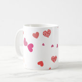 Harten - liefde koffiemok (Voorkant links)