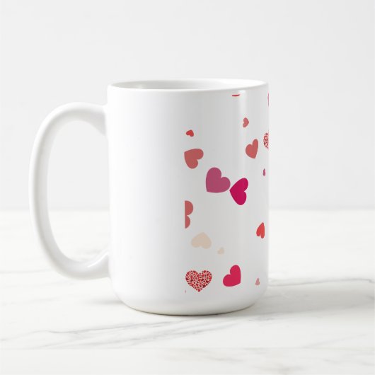 Harten - liefde koffiemok (Links)
