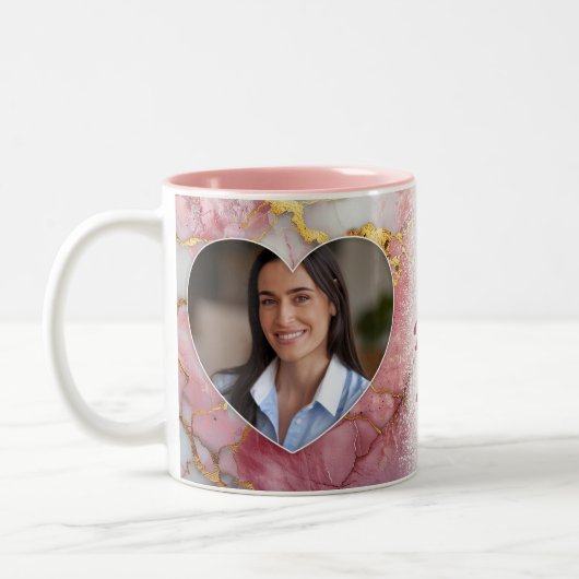 HARTEN LIEFDE VOL COP KOFFIEBEEK VALENTIJN TWEEKLEURIGE KOFFIEMOK (Links)