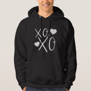 Harten Liefde Xoxo witte harten Valentijnsdag Hoodie