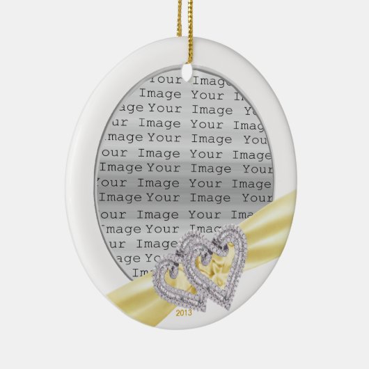 Harten Limoen Lint Ornament (Rechts)