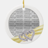 Harten Limoen Lint Ornament (Achterkant)