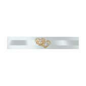 Harten & Lint - Zilver/Goud Uitnodigingen Wikkel (Vlak)