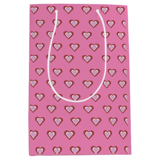 Harten Medium Cadeauzakje (Voorkant)