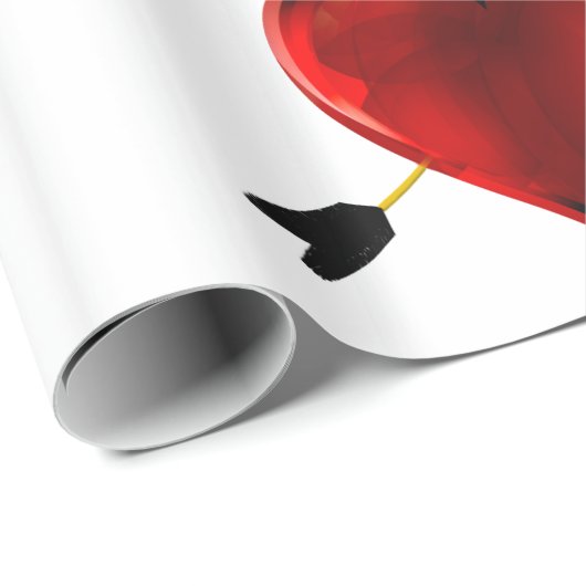 Harten met Chrome-Pijlen die Document verpakken Cadeaupapier (Rol Hoek)