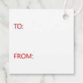 Harten met Uw Gezegden Valentijnsdag Gift Label (Achterkant)