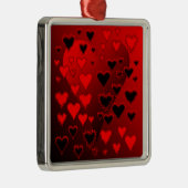 Harten Metalen Ornament (Rechts)