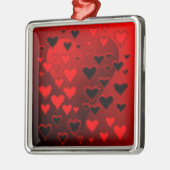 Harten Metalen Ornament (Links)