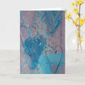 Harten Mixed Media, Verjaardag Kaart (Gele Bloem)