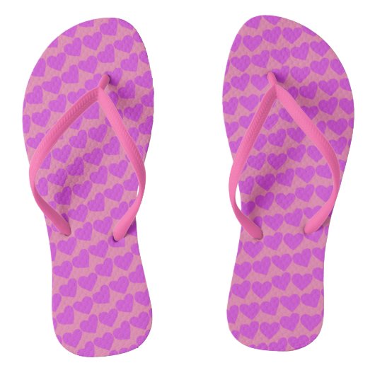 HARTEN Modern Groovy Liefde Vriendschap Valentijns Teenslippers (Voetbed)