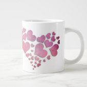 Harten * Mok liefdeskoffie - Harten - Persoonlijk (Rechts)