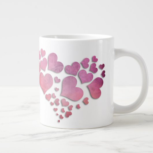 Harten * Mok liefdeskoffie - Harten - Persoonlijk  (Rechts)